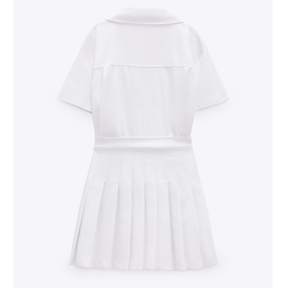 BNWOT Zara BOX PLEAT JUMPSUIT DRESS - Picture 3 of 5